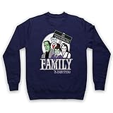Death To Videodrome Family Munster Horror Comedy TV Erwachsenen Sweatshirt, Ultramarinblau, 2XL