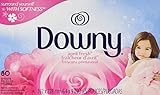 Downy Fabric Softener Sheets, April Fresh, 80 sheets by Downy