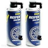 MANNOL 2 x 450ml Reifen-Reparatur-Spray Pannenspray R