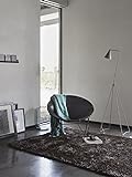 Esprit Home , Moderner Hochflor Teppich - Läufer aus Polyester für Wohnzimmer, Flur, Schlafzimmer , New Glamour (140 x 200 cm, braun schwarz)