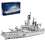 JYFLY Technik Schiff Modell, Kriegsschiff Bausteine, Bausteine Kreuzfahrtschiff Kompatibel mit Lego -1716 T