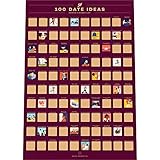 100 Dates Scratch Off Poster - Couple’s Bucket List - Valentinstag Ideen (42 x 59.4 cm)