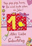 Perleberg zum Kindergeburtstag Basic Classic - Piepmatz - 11,6 x 16,6 cm 7520101-2