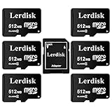 Lerdisk 6er-Pack Großhandel Micro SD Karte 1GB 2GB 4GB 8GB 16GB 32GB 64GB 128GB Produziert von SD-Group Lizenznehmer Speicherkarte in großen Mengen MicroSD (512MB-kleine Kapazität)