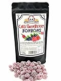 Chili TwinBerry Bonbon - Blaubeere und Himbeere scharf 200gr im Zip Beutel (BliBerry)