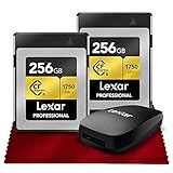 Lexar 256GB Professional CFexpress Type-B Speicherkarte x 2 und USB 3.1 Lesegerät perfekt für Fotografen, Dok