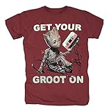 TSP Guardians of The Galaxy - Get Your Groot On T-Shirt Herren L W