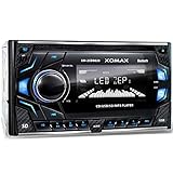 XOMAX XM-2CDB620 Autoradio mit CD-Player I Bluetooth Freisprecheinrichtung I 3 Farben einstellbar (Rot, Blau, Grün) I USB, Micro SD, AUX I Anschluss für 2X Subwoofer I 2 DIN