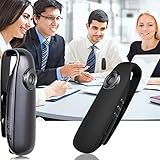 Jiasuz Mini Body Camera 1080P Full HD Versteckte Spionagekameras Back Clip Wearable HD Nachtsicht Mini Sports Kleine Cam Tragbarer Outdoor-Recorder für Auto Home Office Security