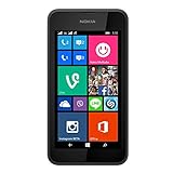 Nokia Lumia 530 Smartphone (10,2 cm (4 Zoll), Single-SIM, 1,2GHz Snapdragon Quad-Core Prozessor, 512MB RAM, 5 Megapixel Kamera, Bluetooth, USB 2.0, Win 8) dark grey