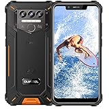 Outdoor Handy, OUKITEL WP9 Outdoor Smartphone Ohne Vertrag, 6GB RAM 128GB ROM, 8000mAh Akku,IP68 Wasserdichter, 4G Dual SIM, Android 10, 5.86 Zoll, 16MP AI Triple Kamera, NFC Global Version,Orang