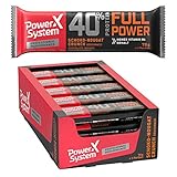 Power System Professional Protein Riegel - 20 x 70g Full Power Protein Bar 40% Eiweiss Riegel (Schoko-Nougat-Crunch)