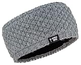 Jumping Bird Stirnband Damen Winter • Strick-Stirnband mit Fleece Futter •