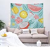 YDyun Wandteppich Tuch Wandtuch Wand Wandbehang Tapisserie für Wohnzimmer Schlafzimmer Home Wandteppich Obstdruck