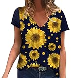 amason.de Frauen Oberteile Damen Bluse Langarm t Shirt Damen Sommer sexy Shirt afrikanische Kleider Damen Shirt Oversize Damen Langarm Damen-Shirt, Langarm mit Knopfleiste S