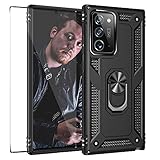 Panzerglas Schutzfolie Hülle Kompatibel mit Samsung Galaxy Note 20 Ultra Stoßfest Outdoor Handy Case Militärstandard Schutzhülle mit Displayschutz Schutz Stürzen Stößen Heavy Duty PC Handyhülle -4