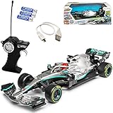 Mercedes-Benz AMG W10 EQ Power Weltmeister Lewis Hamilton Nr 44 Formel 1 2019 2.4 GHz RC Funkauto - inklusive Akku - sofort startklar 1/24 Maisto M