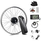 SEASON E-Bike Conversion Kit 28'' Zoll Hinterrad Kassette 36V350W Hub Motor Elektrofahrrad Umbausatz mit Lithium-Ion Akku 36V13