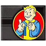 Bethesda Fallout 4 Vault Boy Charisma Schwarz Portemonnaie Geldbö