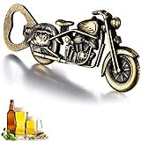 Vintage Motorrad Flaschenöffner, GOOKUURL Motorrad Bier Flaschenöffner,Metall Motorrad Flaschenöffner für Bar Party, einzigartiges Motorrad-Biergeschenk, Geschenke für Männer (Farbe Bronze)