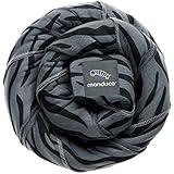 manduca Sling Tragetuch  Zebra  Elastisches Babytragetuch mit GOTS Zertifikat für Babys & Neugeborene ab Geburt (Limited Edition, Animal Print, 5,10m x 0,60m)