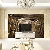 YYUGIO 3D-Tapeten Weinkeller Weinfässer Jahrgang 300 x 200cm Wandbilder Wohnzimmer Moderne für Schlafzimmer Dekoration Wohnung Home Dek