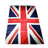 Union Jack, britische Flagge, 152 cm x 91 cm / Großbritannien / Britische / Königliche Flagge/ London Fußball Party / Patriotische Partys drinnen / draußen, mit zwei Nestellöcher Flagge Souvenir! Qualitätvoll Verpackung / GB / UK / Vereinigtes Königreich / S