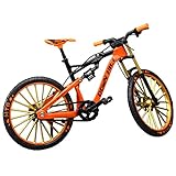 XHXseller Vintage-Kinderfahrrad, Miniatur-Finger-Mountainbike, kreatives Geschenk für Weihnachten und Geburtstag, orang