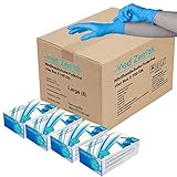 Einweghandschuhe - Einmalhandschuhe L Nitril einweg medizinische Handschuhe puderfrei latexfrei Nitrilhandschuhe Gummihandschuhe 1000 Stück in Spender-Box (L, 1000)