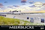 Meerblicke - Nord- und Ostsee 2021: Großer Foto-Wandkalender von der Küste und dem Meer in Deutschland. Edler schwarzer Hintergrund. PhotoArt Panorama Querformat: 58x39