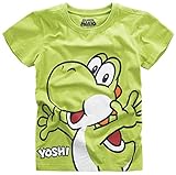 Super Mario Yoshi Kinder & Babies T-Shirt grün 146/152