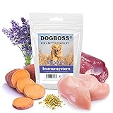 DOGBOSS funktionaler Snack fürs Immunsystem | Premium Trainingsleckerli mit hohem Frischfleischanteil | Hundeleckerli für alle Lebensp