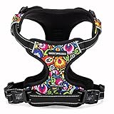 Lucky Love Dog Geschirr | Easy Walker Harness Blackbird M