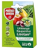 PROTECT GARDEN Lizetan Universal-Raupenfrei gegen Raupen wie Frostspanner und Kohlweißling an Zierpflanzen, Obst und Gemüse, mit Sofortwirkung, 9