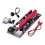 B Blesiya 4X PCIe Extender Modul 4PIN USB3.0 PCI E Express DREI Schnittstellen Op