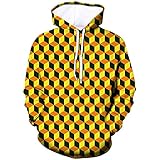 3D Druck Hoodies Herren Kapuzenpullover Oversize Langarm Hoodie Sweatshirt mit Drawstring Kängurutasche Unisex Hoodie Pullover Cool Whirlpool Geometrie Muster Langarm Streetwear Männer Kapuzenjack