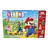 Das Spiel des Lebens Super Mario Brettspiel für Kinder ab 8 Jahren, Minispiele spielen, Sterne sammeln und gegen Bowser kämp