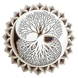 TAOMENG Baum des Lebens Kunst, Wanddeko Holz Baum des Lebens Wanddekoration Lebensbaum Stammbaum Deko Kunst Dekor Wandkunst Hängende Dekoration Wand Dekor, Hause Dek