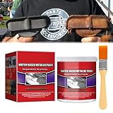 SHABU Water-Based Metal Rust Remover, 100ml Water Based Metallic Paint Rust Converter, Multi-Functional Car Metallic Paint, Rust Preventive Coating, Universal Rust Converter with Brush (1pcs)