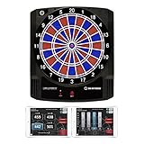 Carromco Dartboard Turbo Charger – Elektronische Dartscheibe inkl. App Funktion für Smartphones oder Tablets – Dartautomat mit 16 Spielen für 1-8 Spieler, inkl. 6 Darts und 20 Ersatzsp