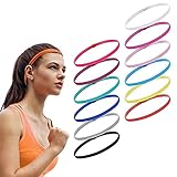 12 Stücke Kopfband Sport für Damen, Haarbänder Stirnbänder, Haarbänder Damen, Elastische Stirnbänder, 12 Farben, Wird für Laufen, Fußball, Yoga und Fitness Verwendet791107390353