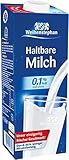 Weihenstephan H-Milch, 0,1% Fett | 6er Pack (6 x1 Liter)