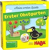 Haba 4655 - Meine ersten Spiele Erster Obstgarten, unterhaltsames Brettspiel rund um Farben und Formen ab 2 Jahren, Holzspielzeug und Lernspiel, der Spieleklassiker für k