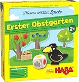 Haba 4655 - Meine ersten Spiele Erster Obstgarten, unterhaltsames Brettspiel rund um Farben und Formen ab 2 Jahren, Holzspielzeug und Lernspiel, der Spieleklassiker für k