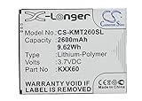 CS-KMT260SL Akku 2600mAh Kompatibel mit [KAZAM] Trooper 2 X6.0, Trooper 6.0, Trooper2 6.0 Ersetzt KXX60, für KXX60-FHABC009886