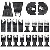 Oszillierwerkzeug Zubehör,Tauchsägeblatt, 20tlg Multitool Sägeblätter Zubehör Oszillierende Sägeblätter für Multifunktionswerkzeuge Mix Klingen für Bosch,Dewalt,Handwerker,Ridgid,Milwauk