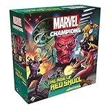 Asmodee Marvel Champions: Das Kartenspiel - The Rise of Red Skull, Szenario Erweiterung, Deckbau, D