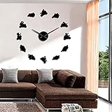 HERWS Wanduhren Motocross Sport Fahrrad Wandkunst Wohnkultur DIY Riesen Wanduhr Uhr Motorrad Fahrrad Geschenk