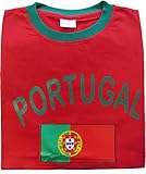 Sonia Originelli Fan-Shirt Portugal Unisex Fußball WM EM Herren T-Shirt Größe M