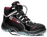 ELTEN Sander Pro ESD S3 Herren Sicherheitsschuhe, Arbeitsschuhe, Sicherheitsschnürstiefel, Zertifiziert nach EN ISO 20345 : S3, Kunststoffkappe, Metall- und lederfreie Ausstattung (Schwarz), EU 45